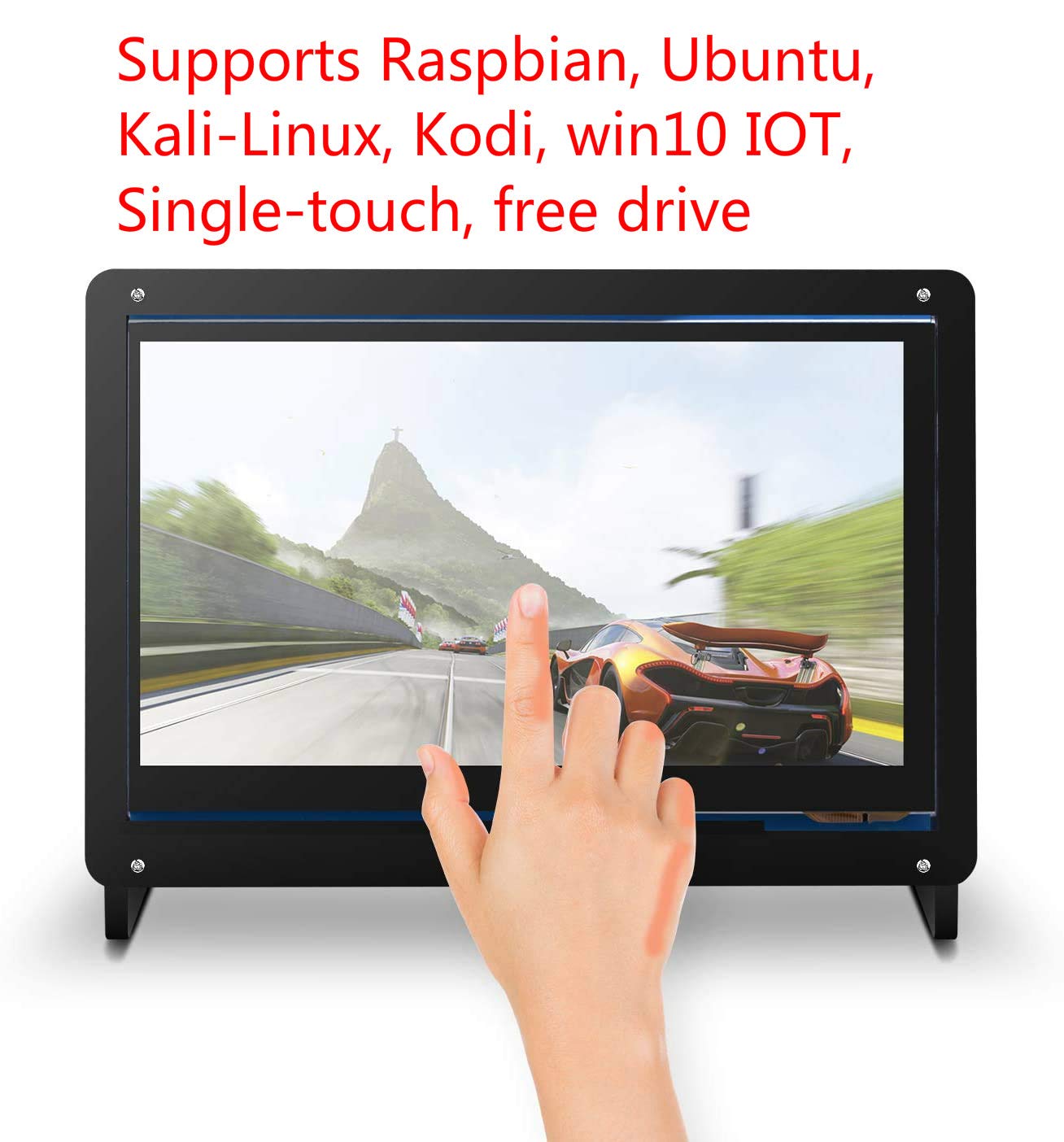 ラズペリーパイ4 8GB モニター付き Amazon.co.jp: ROADOM 7インチ Raspberry Pi用タッチモニター IPS