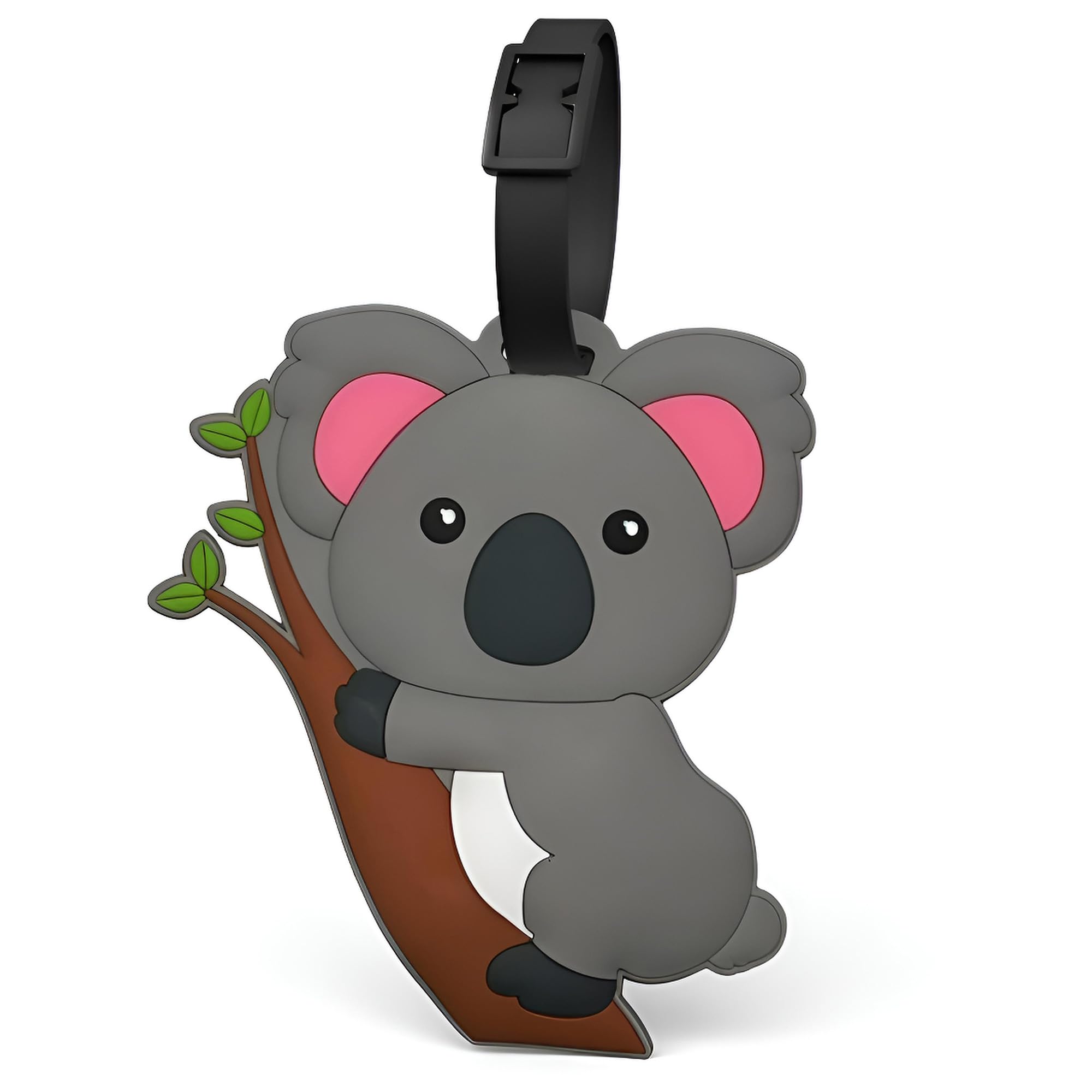 ANINIUCN Koala-Shaped Silicone Luggage Tag – Durable ID Label for Suitcases, Backpacks & Travel Bags – Fun Travel Accessory for Teens & Adults