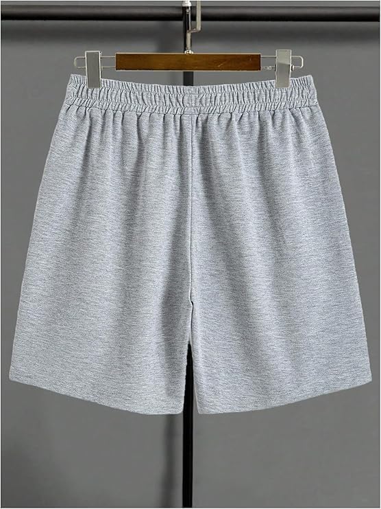 QJQ Men's Letter Graphic Drawstring Waist Shorts Summer Casual Workout Athletic Gym Track Shorts Streetwear - Image 2