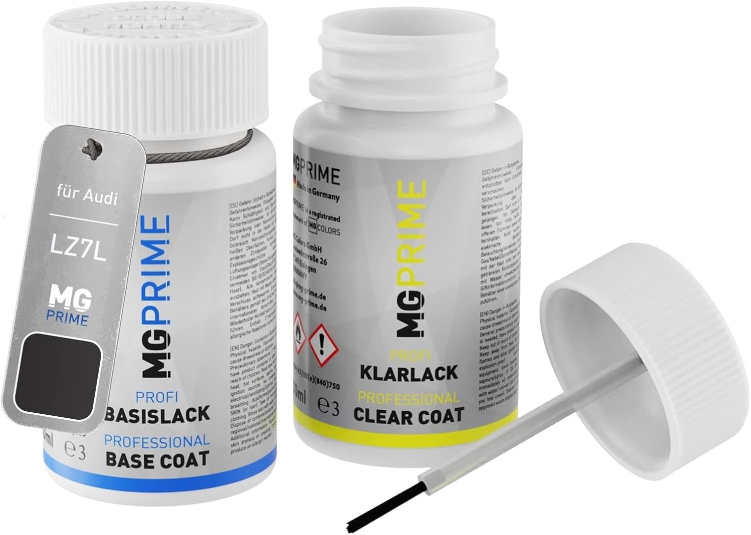 TRISTARcolor Pintura Automotriz Bote De Spray Para Audi LZ7L Lavagrau Perl/Lava Grey Perl Pintura Base Aerosol 400 Ml