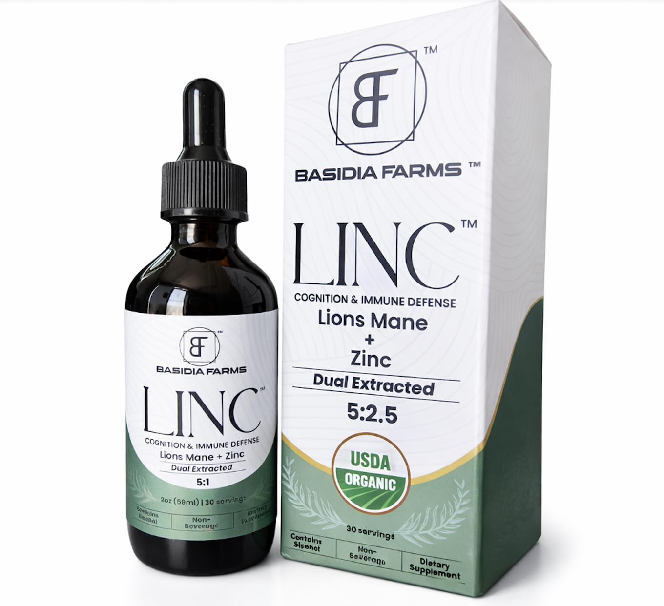 Amazon.com: LINC - 2 in 1 USDA Organic Lions Mane Mushroom Extract