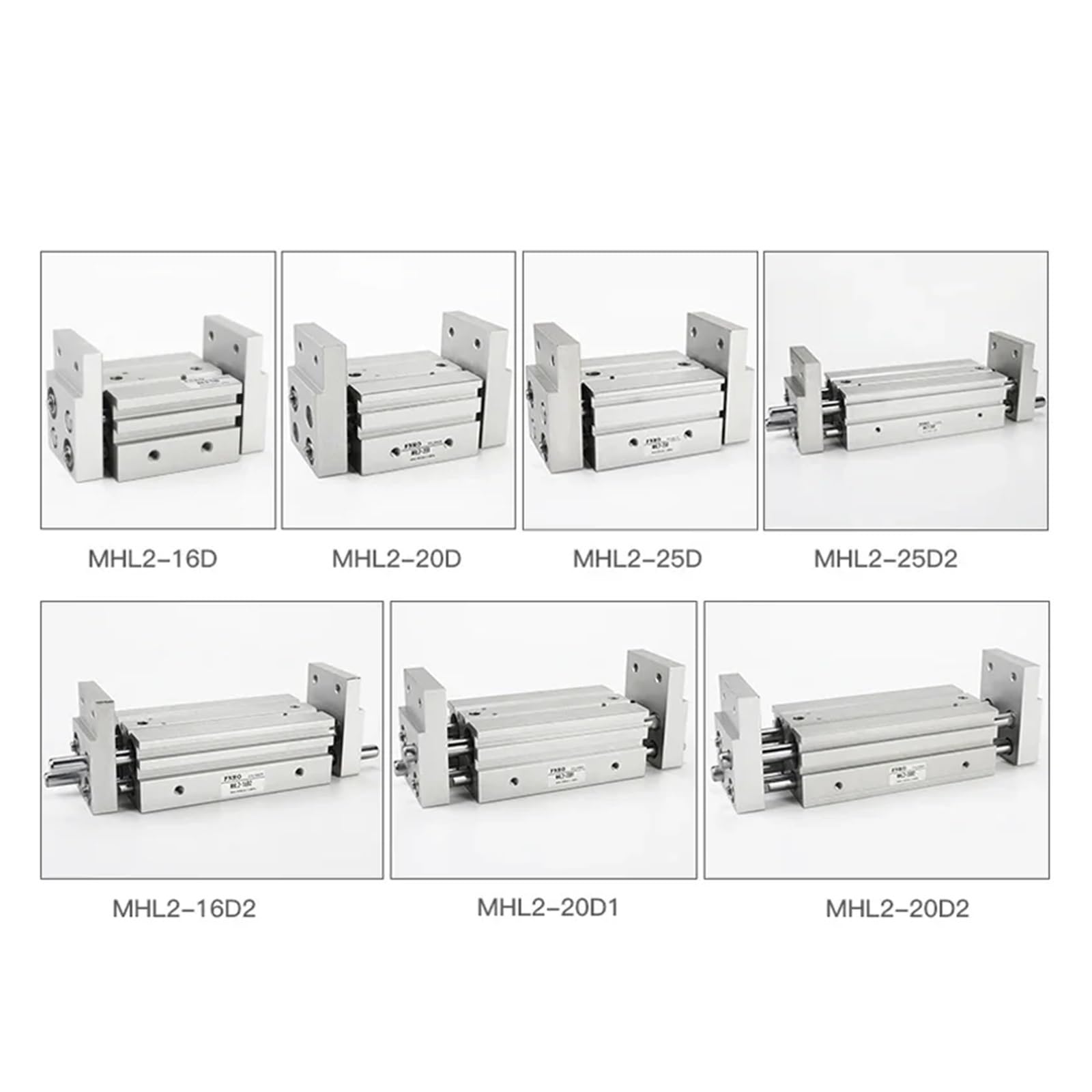 Pinza pneumatica MHL2 Cilindro Pneumatico di Ricambio a Doppia Azione MHL2 10D/16D/20D/25D/10D1/16D1/20D1/25D1 Pinza pneumatica(MHL2-32D2)