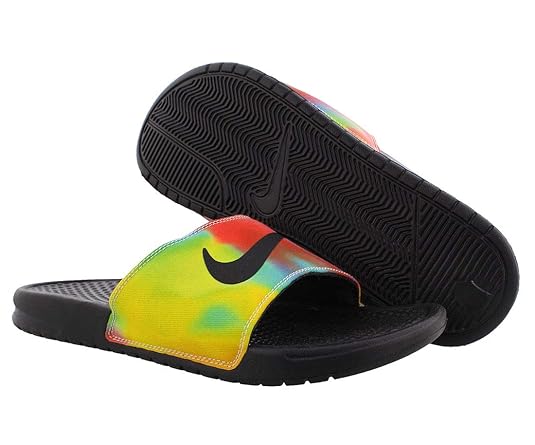 nike benassi rainbow