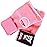 HUNTER Gel Padded Inner Gloves with Hand Wraps for Boxing (Set of 2 Gloves) (Pink, S/M)