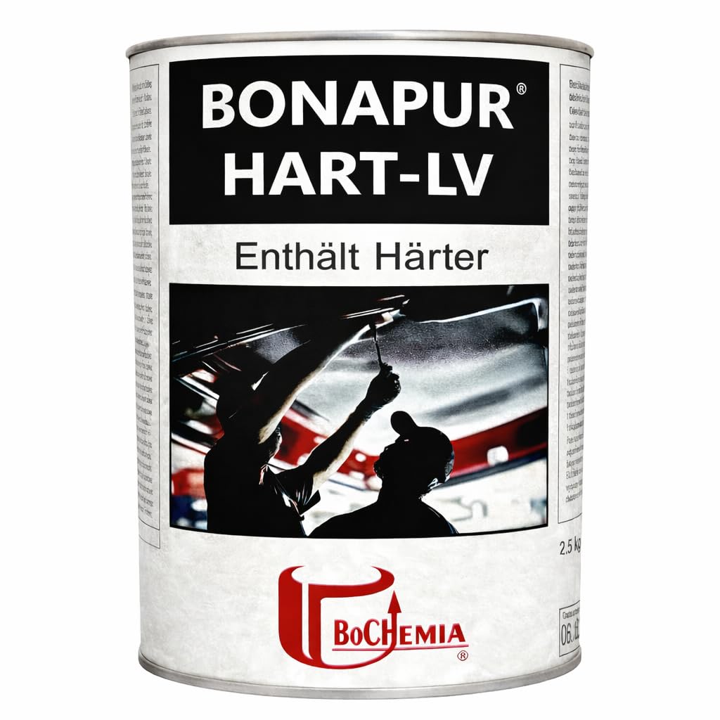 BONAPUR HART LV Kontaktkleber 0,8 kg - Polyurethan Polsterkleber für Dachhimmel, Schaumstoff, Polsterstoffe, Leder, PVC und PU - hitzebeständig, gebrauchsfertig