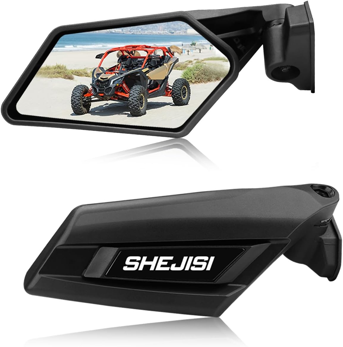 X3 Mirrors,Explosion-proof glass upgraded Maverick X3 side view mirrors Compatible with 2017-2023 Can Am Maverick X3 / X3 Max DS RS RR Turbo,not applicable to other UTV models,OEM#715002898