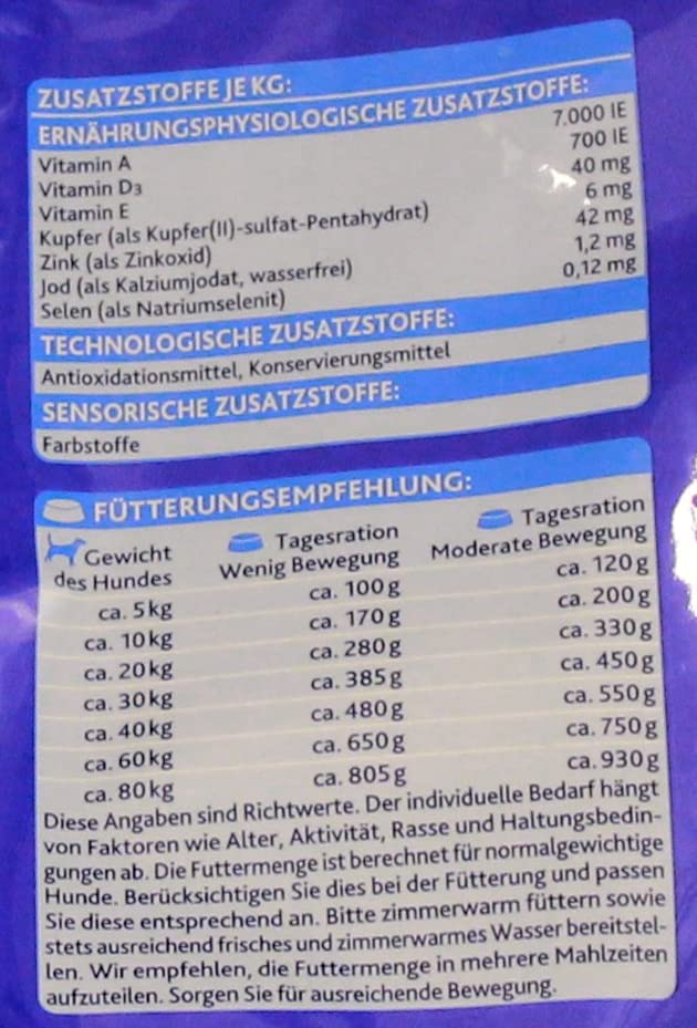 Edeka Saftige Happen mit Rind und Karotten Komplett-Mahlzeit für Hunde, 5er Pack (5 x 1,5 kg)