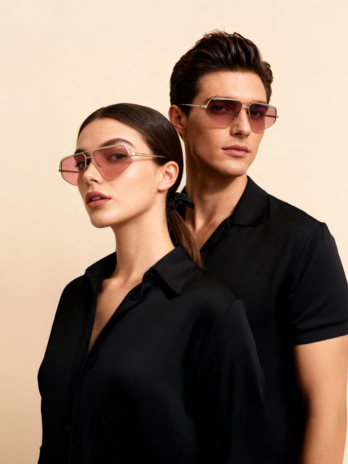 IDEE IDS2978C3SG Okulary Przeciwsłoneczne Unisex 100% UV L Pięciokątne