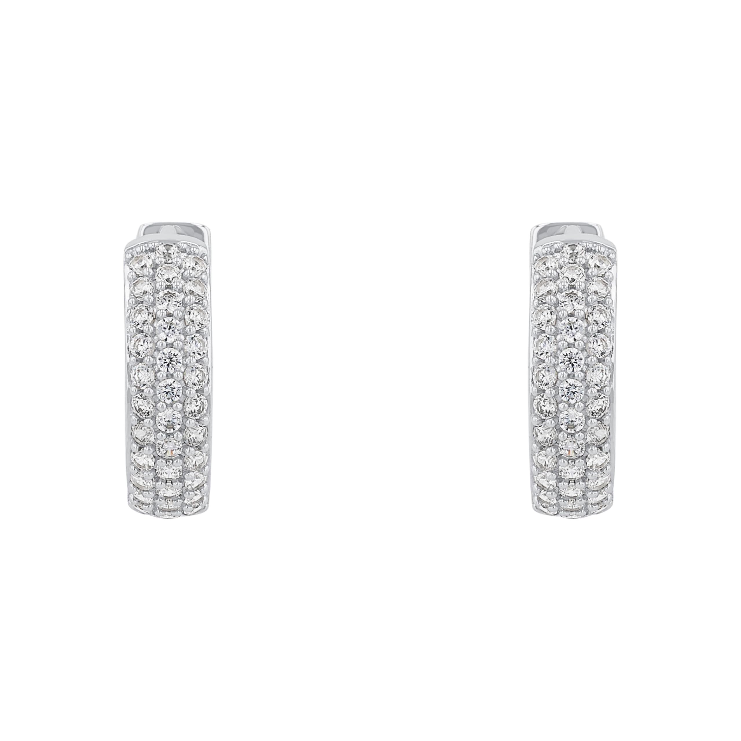 s.Oliver Ohrringe 925 Sterling Silber/Edelstahl Damen, Ohrschmuck, Kommt in Schmuck Geschenk Box