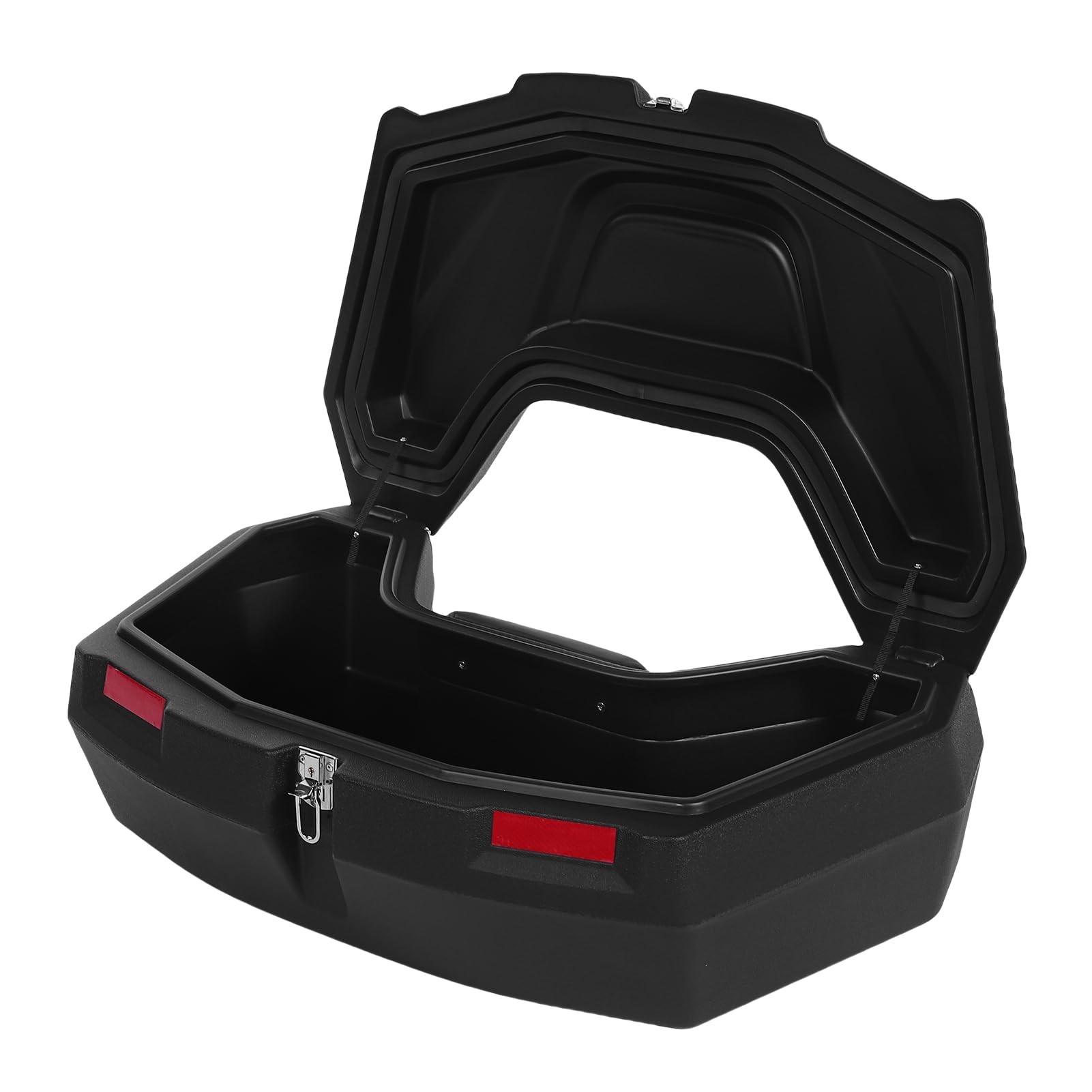 AMONIDA Caja de Almacenamiento Trasera para ATV Caja de Carga Espaciosa y Duradera con Capacidad de 98 L para Aventuras Al Aire Libre Material ABS Diseño Impermeable a Prueba de Lluvia con Cerradura