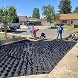 Stabilizzatore per ghiaia, da 9 a 9,1 m di profondità, griglia per ghiaia per vialetti, terrazze, capannoni, pendii, sentieri e parcheggi, soluzione a griglia a terra