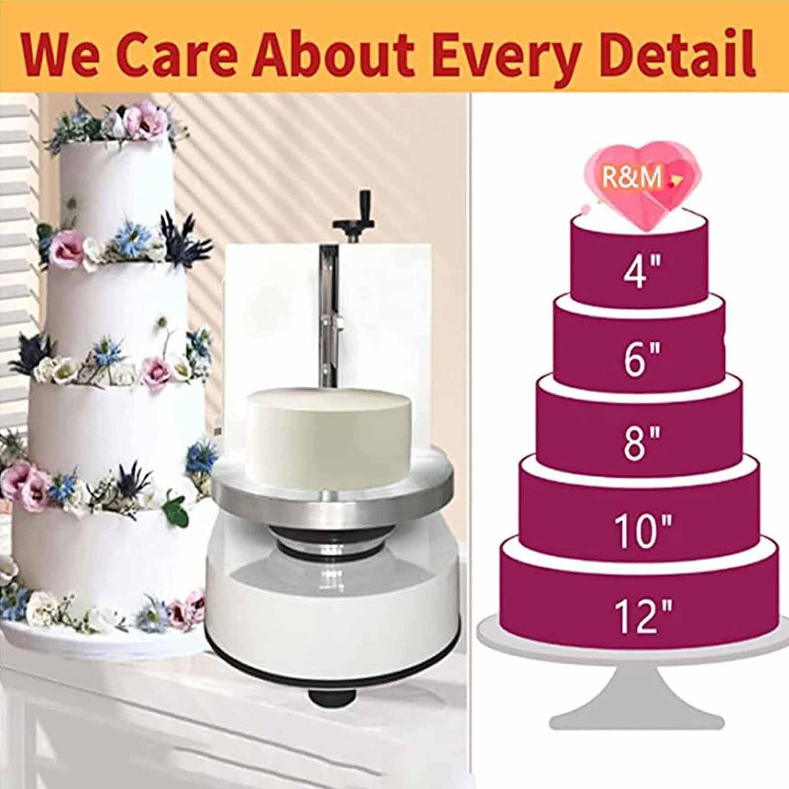 Kuchencreme Glatte Beschichtung Dekorationsmaschine, Buttercreme Streumaschine, Brot Sahne Marmelade Streuer, Einstellbare Kuchen Zuckerguss Glätter, Backen Geburtstag Kuchen Werkzeuge