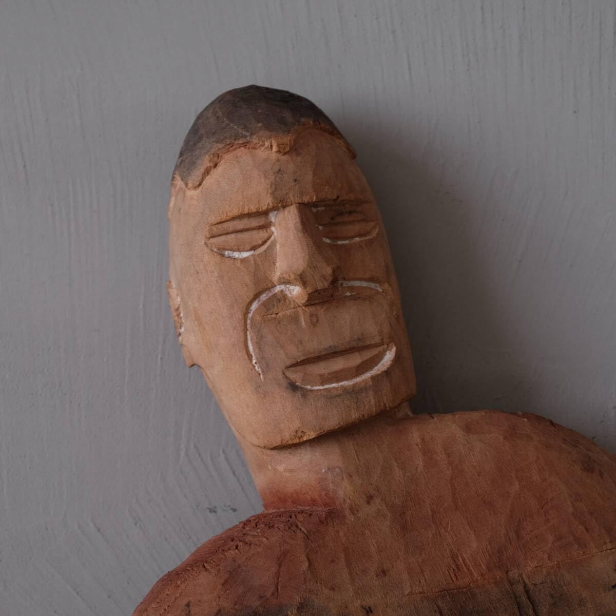 Amazon.co.jp: 02960インドネシアパプア州アスマット族木彫盾B