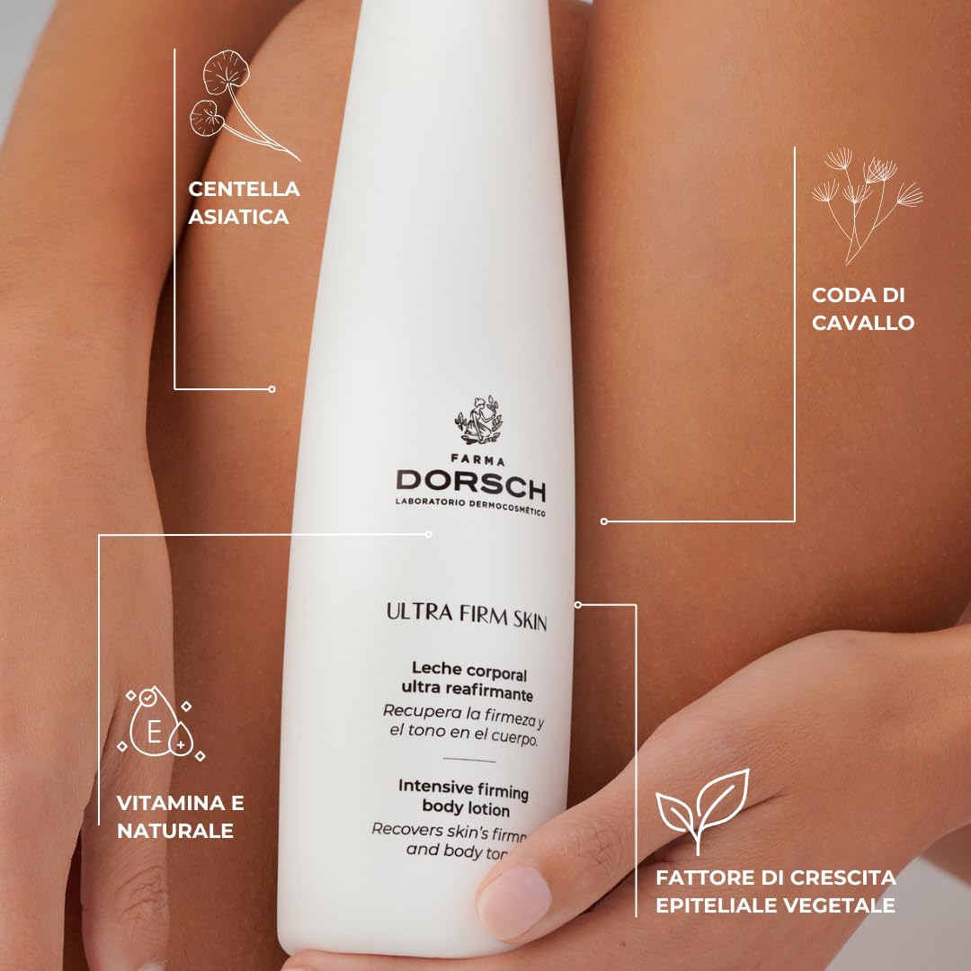 Farma Dorsch - Ultra FIrm Skin | Crema Rassodante Corpo | Idratazione e Tonicità Visibile | +98% Ingredienti Puliti | 400 ml