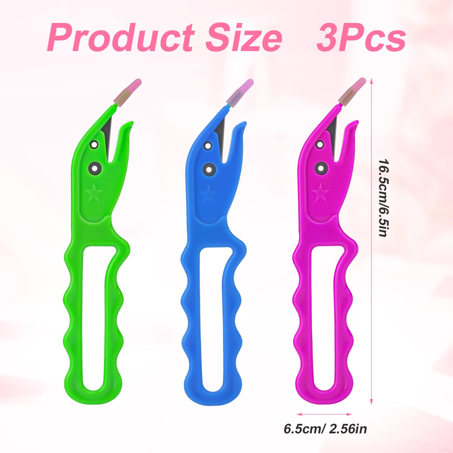 HOYOLS Haar Elastische Cutter Haarbanden Remover, Paardenstaart Haar Tool Rubber Band Haarbanden Remover Snijden 4 stks