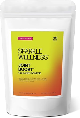 Miniatura 18 de Sparkle Wellness Péptidos de colágeno FORTIGEL & TENDOFORTE Polvo de colágeno con ascorbato de calcio y vitamina C para apoyar la movilidad