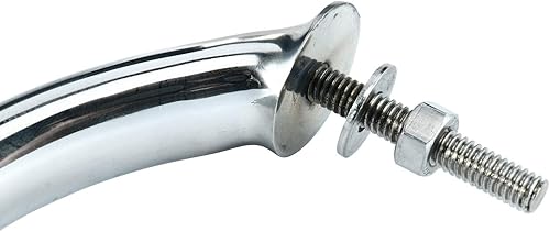 Miniatura 8 de Amarine Made Barandilla de mano de acero inoxidable pulido con brida y perno