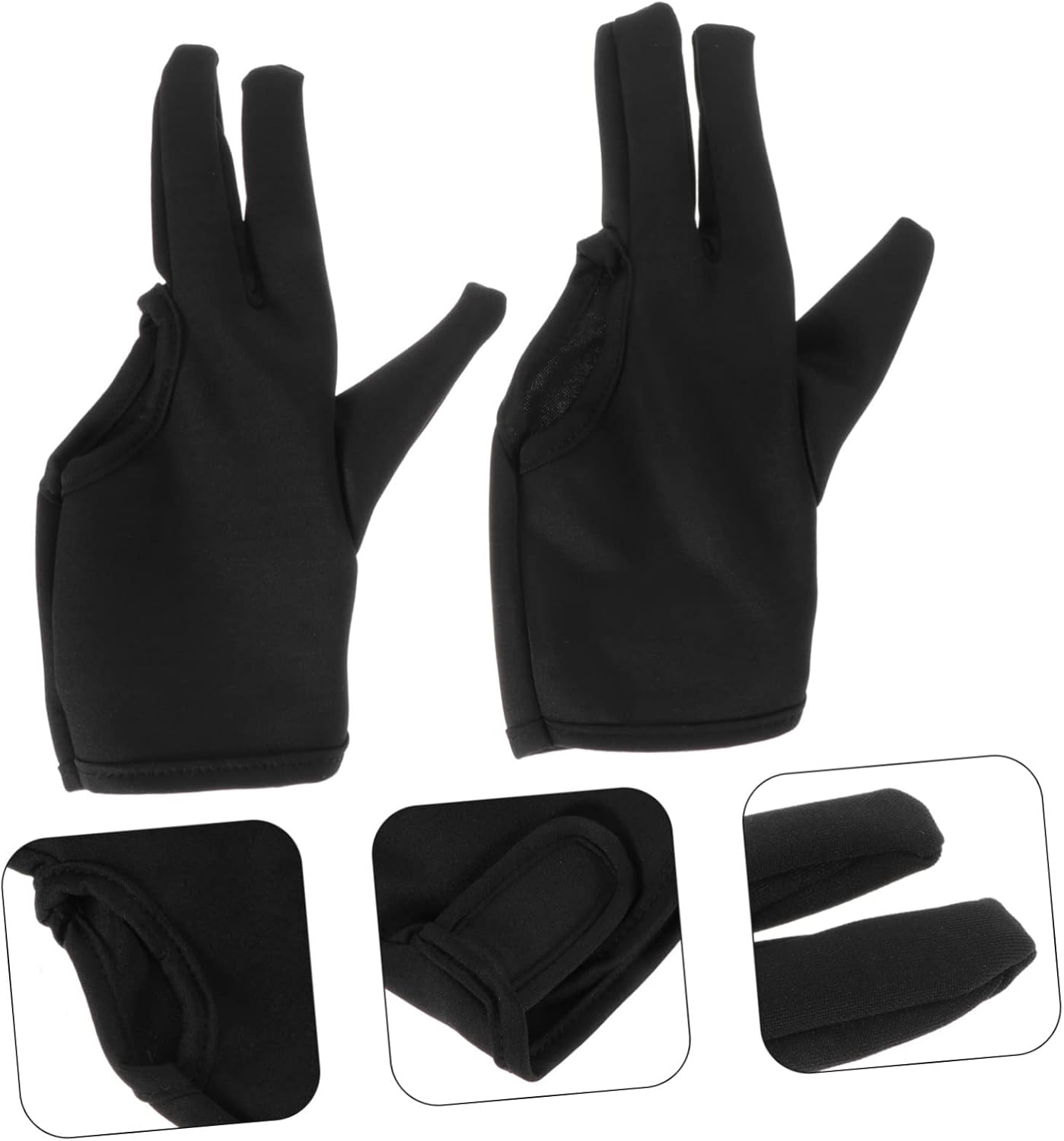 2Pcs Heat Resistant Hair Styling Finger Mitts for Perming Curling Elastic Wrist Design for Professional Home Use Hairdressers and Styling Enthusiasts