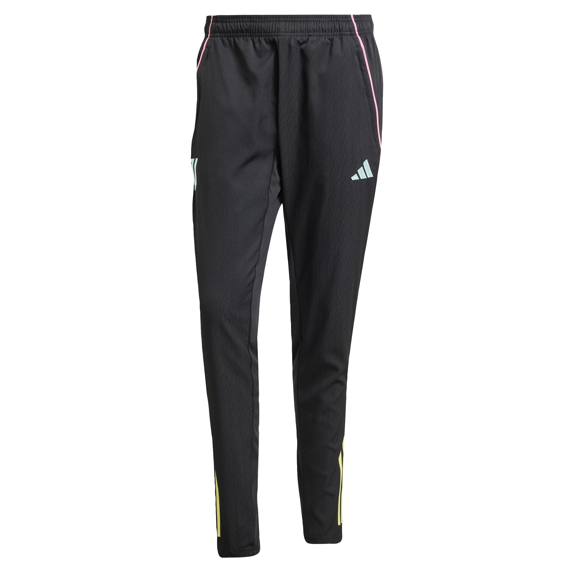 adidas Pantaloni Tuta Rappresentanza Juventus FC Nero Woven 25 26 Presentation (IT, Testo, XS, Slim, Lungo)