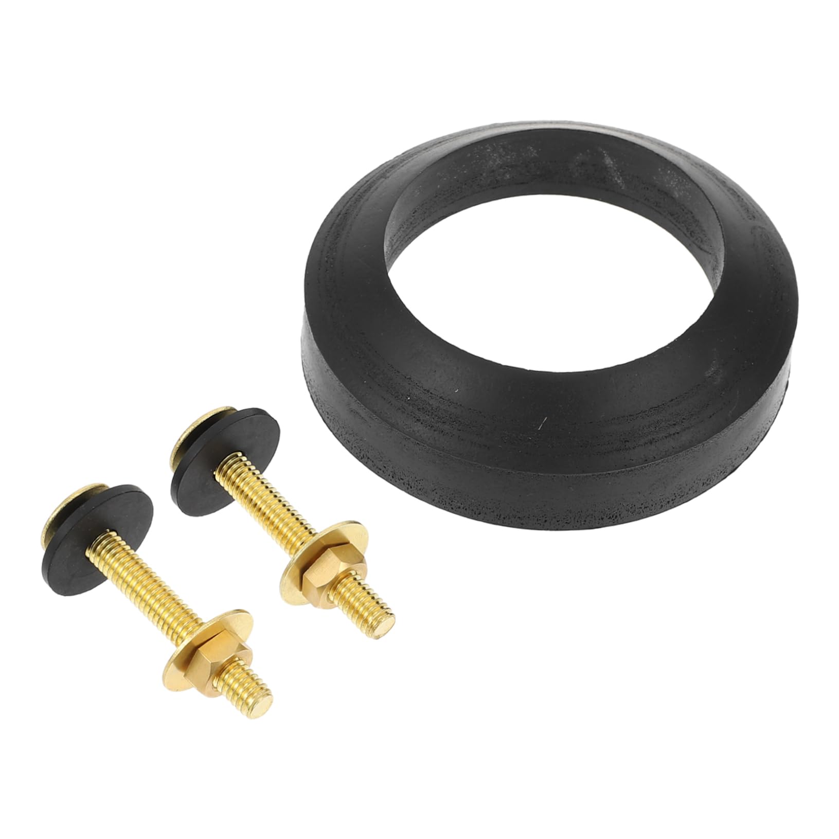 3 Set guarnizione del WC parti adesivo accessori per cassette wc kit accoppiamento tenuta wc lavabiancheria per la casa anello di tenuta cassetta wc gomma da cancellare Nero