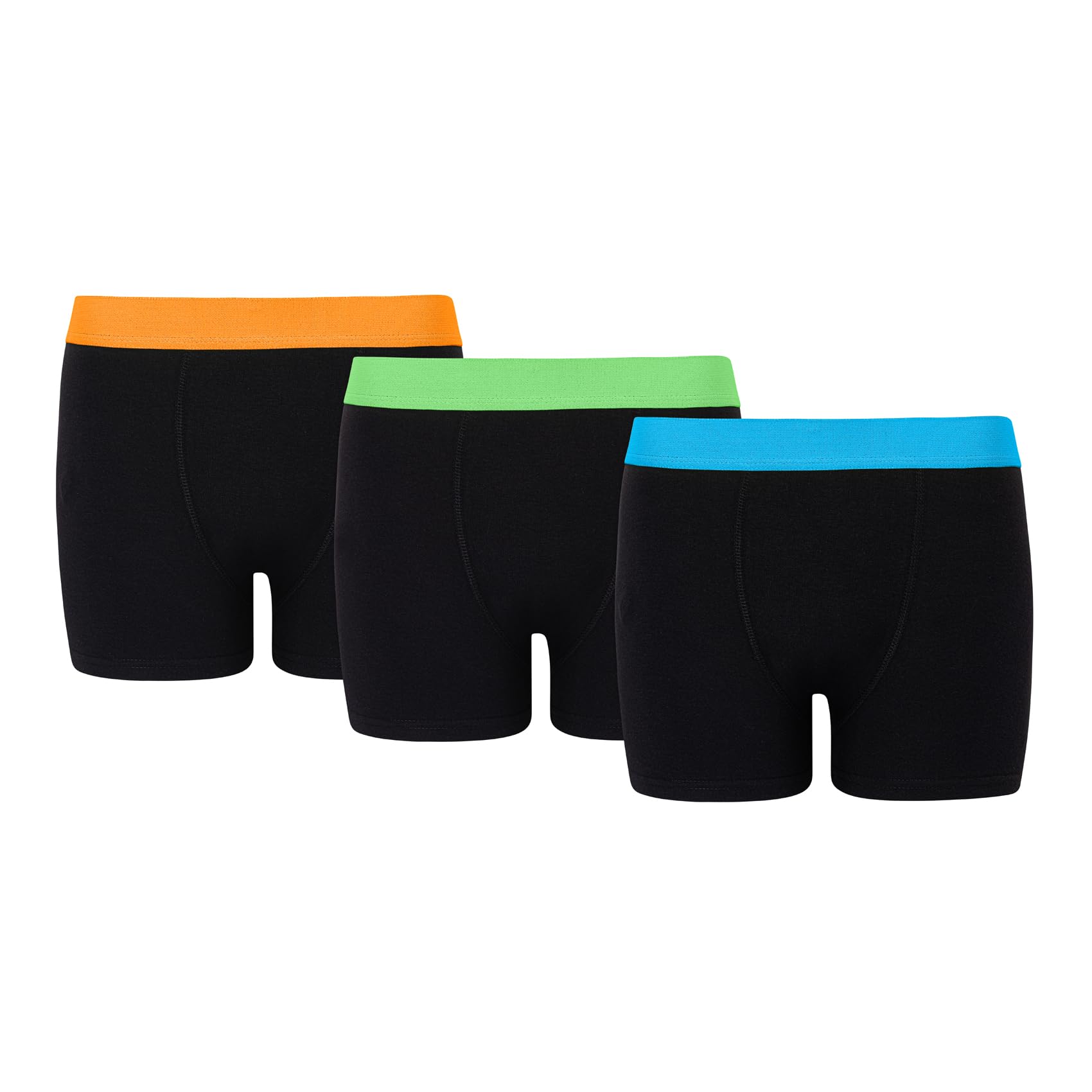 Billy / Classic 6, 12 X Multipack Sports Neon Plain Colors Mens Boxer Shorts, Cotton Mens Boxers, Double Button Fly Men’s Underwear, UK Sizes Small to 2XL (6, Medium 33''-35'' Waist)