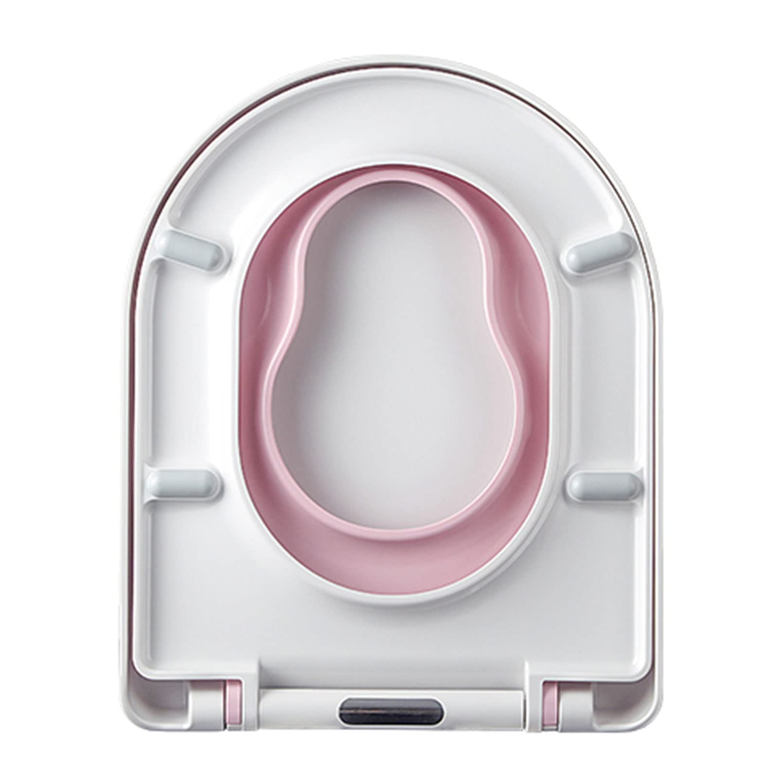Dxpsxjl Pink Soft Close, Close Close Release Hinge Adjust Heavy Duty, Adjustable, Lightweight, Durable, Portable, User-Friendly, Compact, Oval, Toilet, Seat, Quick, Built