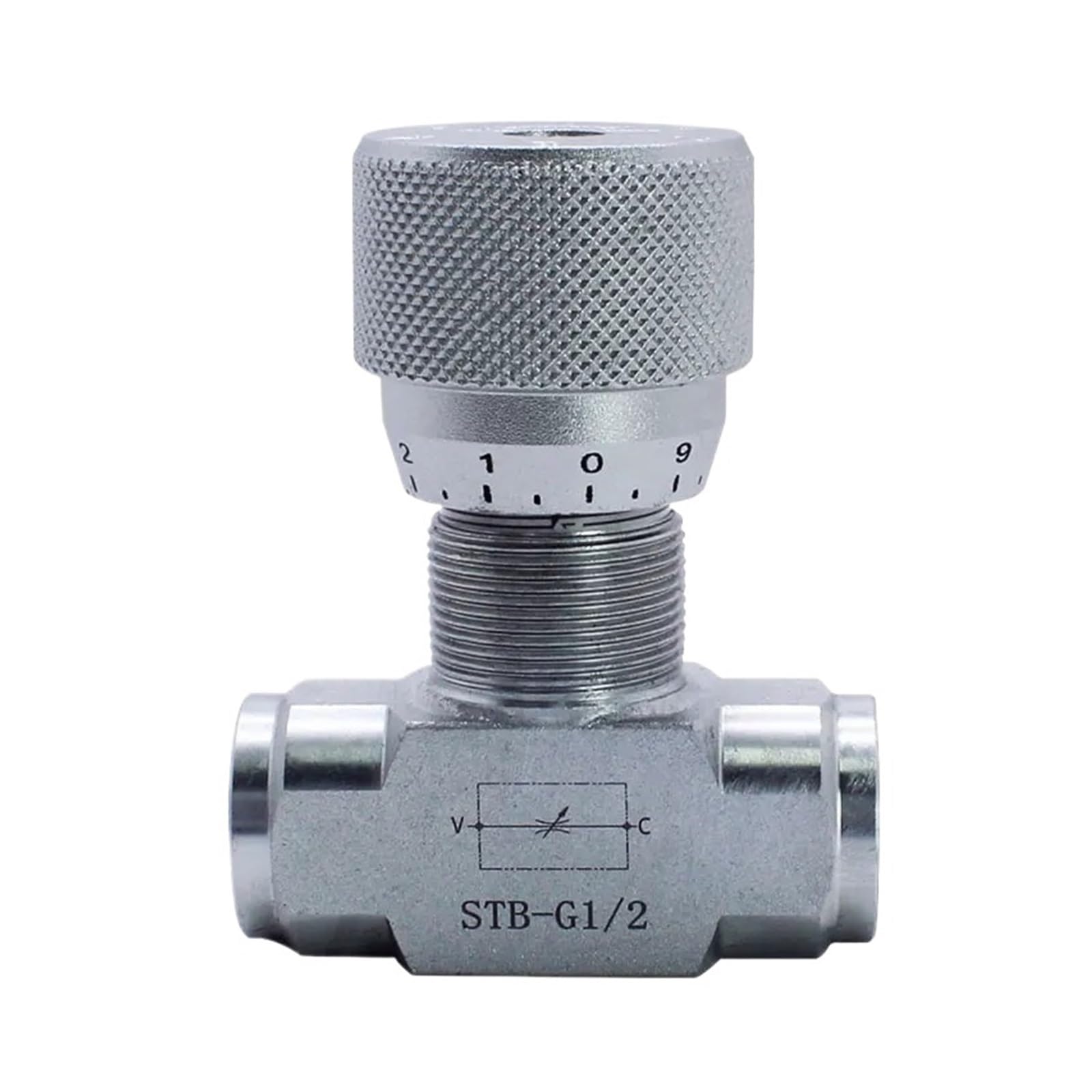 KKHCMZPI STB-G1/2 Throttle Valve Bi-Directional Hydraulic Valve Speed Control Valve