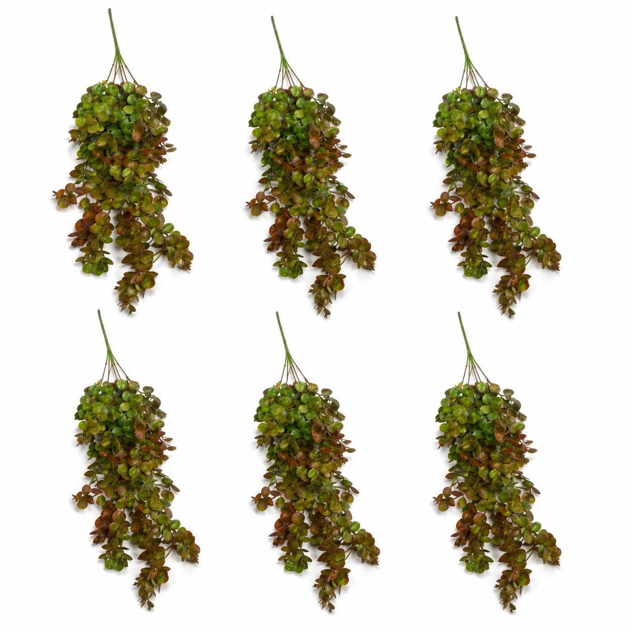 Multipack Leaf Design Artificial Hanging Plants