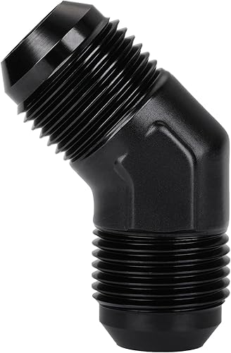 Miniatura 117 de Adaptador de unión reductor de llamarada macho 4AN macho a 3AN de aluminio negro