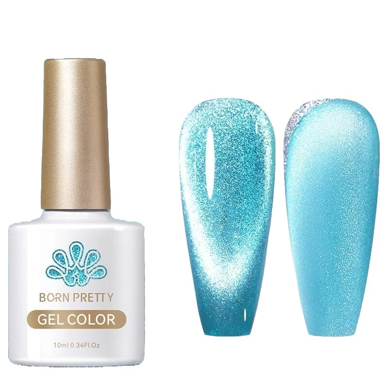 Born Pretty 10ml Sea Blue Cat Magnetic Gel Polish from BELLE GAGA Color UV LED Gel Polish for professional/Home use (56466-16, 10ml)-image-34