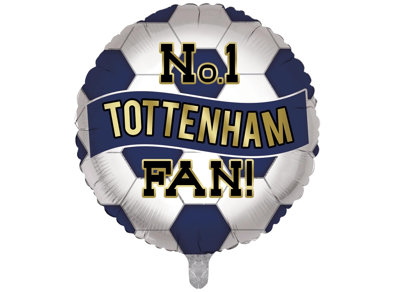 Tottenham Fancy Dress Coz Balloon - No.1 Tottenham Fan Birthday Foil Balloon