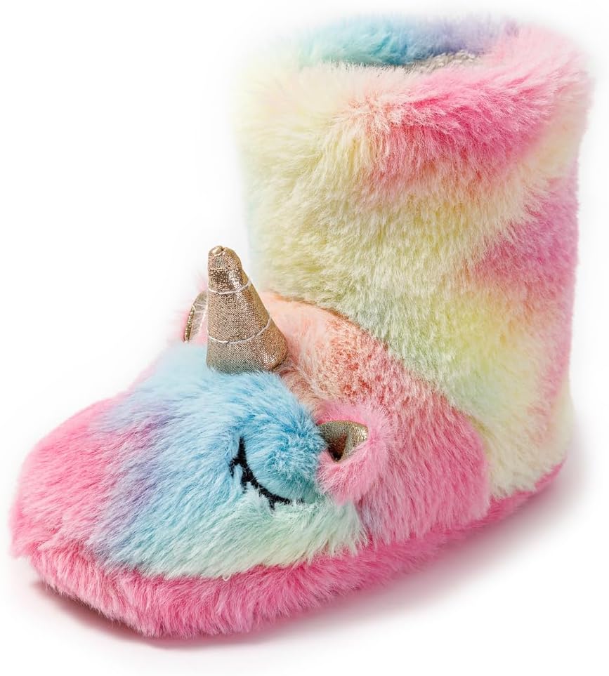 Unicorn Slippers for Baby Girls - Comfortable Rubber Boots
