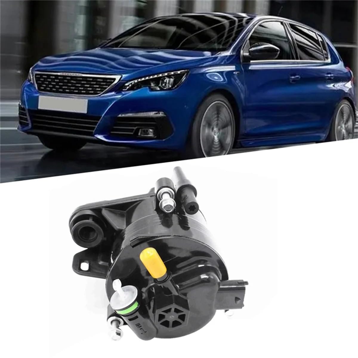 sonda agua separador diésel Ajuste para Ford S-Max Ajuste para Mondeo Ajuste para Focus Ajuste para Peugeot 208 308 208 5008 Filtro de combustible diésel para coche 1870169 indicador agua diésel auto