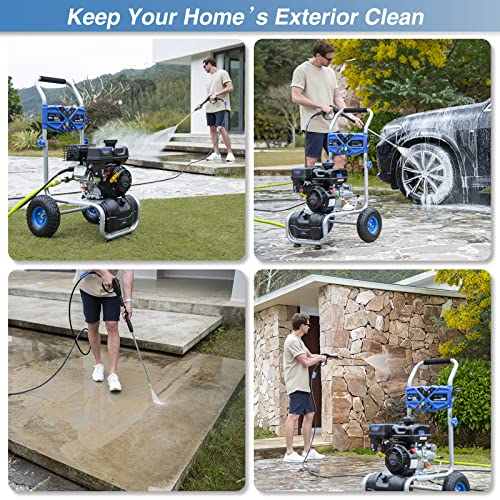 Mutaomay 3500Psi Gas Pressure Washer, 2.3Gpm Gas Powered High Pressure Clean Machine With 209Cc Engine thumb #3
