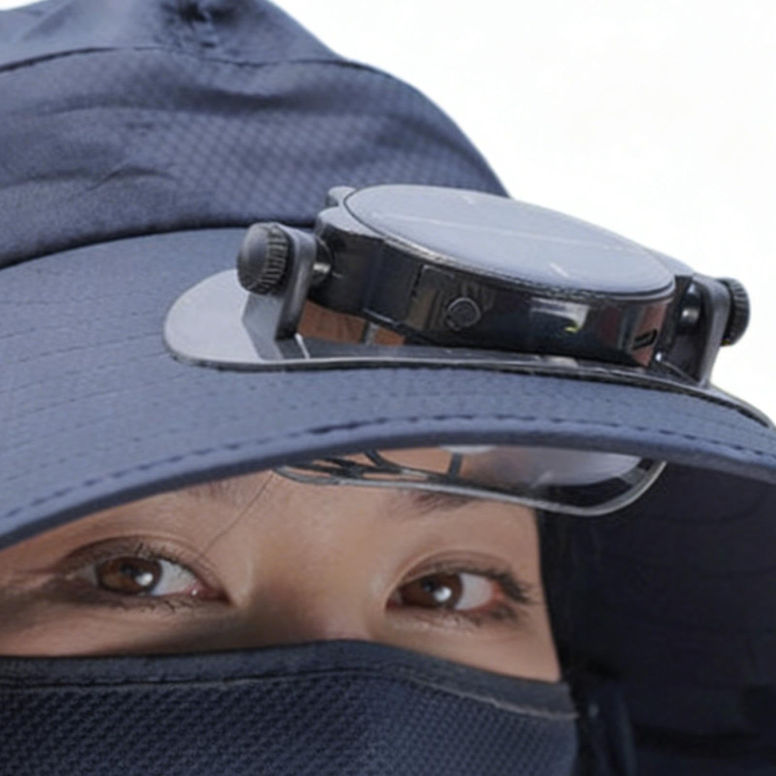 Cappello con ventilatore solare - rimovibile collo copricollo protezione UV ampio bordo traspirante, cappelli da sole per uomini,Per donne uomini giardinaggio escursionismo pesca all'aperto spiaggia