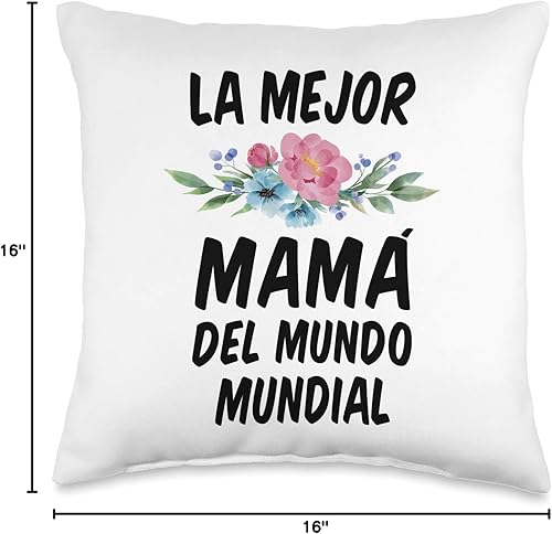 Miniatura 4 de DesacaTee Company Regalos Para El Dia De La Madre Almohada de 15.7 x 15.7 in, Multicolor