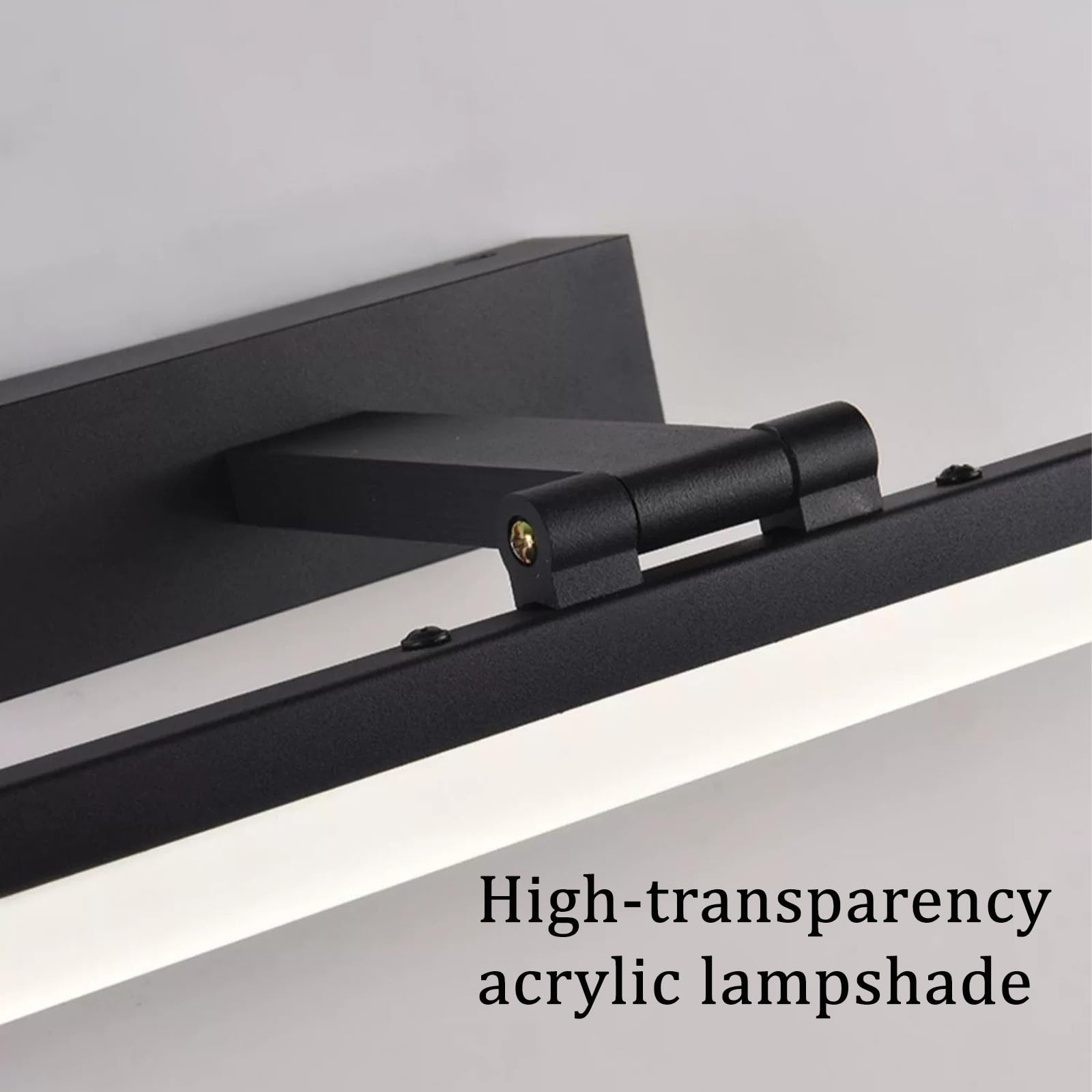 LED Spiegelleuchte Badezimmer Wasserdicht Wandleuchten 3 Farbtemperatur Dimmbar Modern Wandlampen 180° Drehbar Wandbeleuchtung für Schminktisch Wohnzimmer Make-up (Silber,70cm)