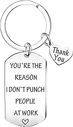 Presentes engraçados para colegas de trabalho chaveiro presentes para colega de trabalho chefe funcionário voluntário assistente social indo embora deixando presentes adeus adeus presentes de