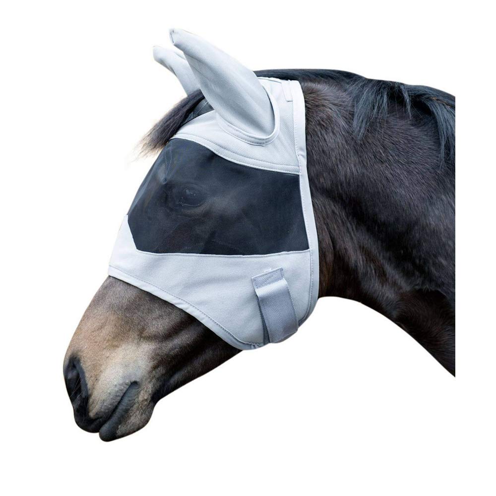 HKM New Mexico Anti-fly mask with ears Grey Xl