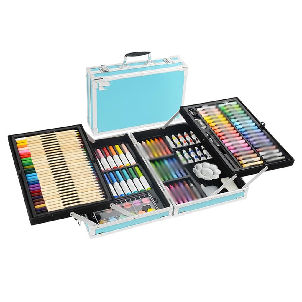 Scatola con Set di pennelli per Pittura, Regalo per pennarelli acquerellabili per Scuola elementare, Set di pennelli per Pittura(