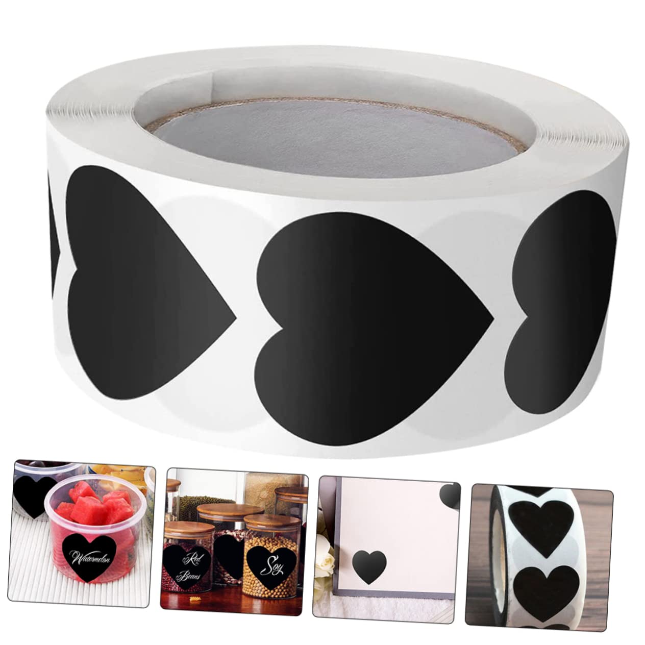 SHINEOFI 5rotoli Adesivi Per Etichette Decorative Stickers Autoadesivi Per e Decorazioni Adatti Per Biscotti e Confezioni Dolci