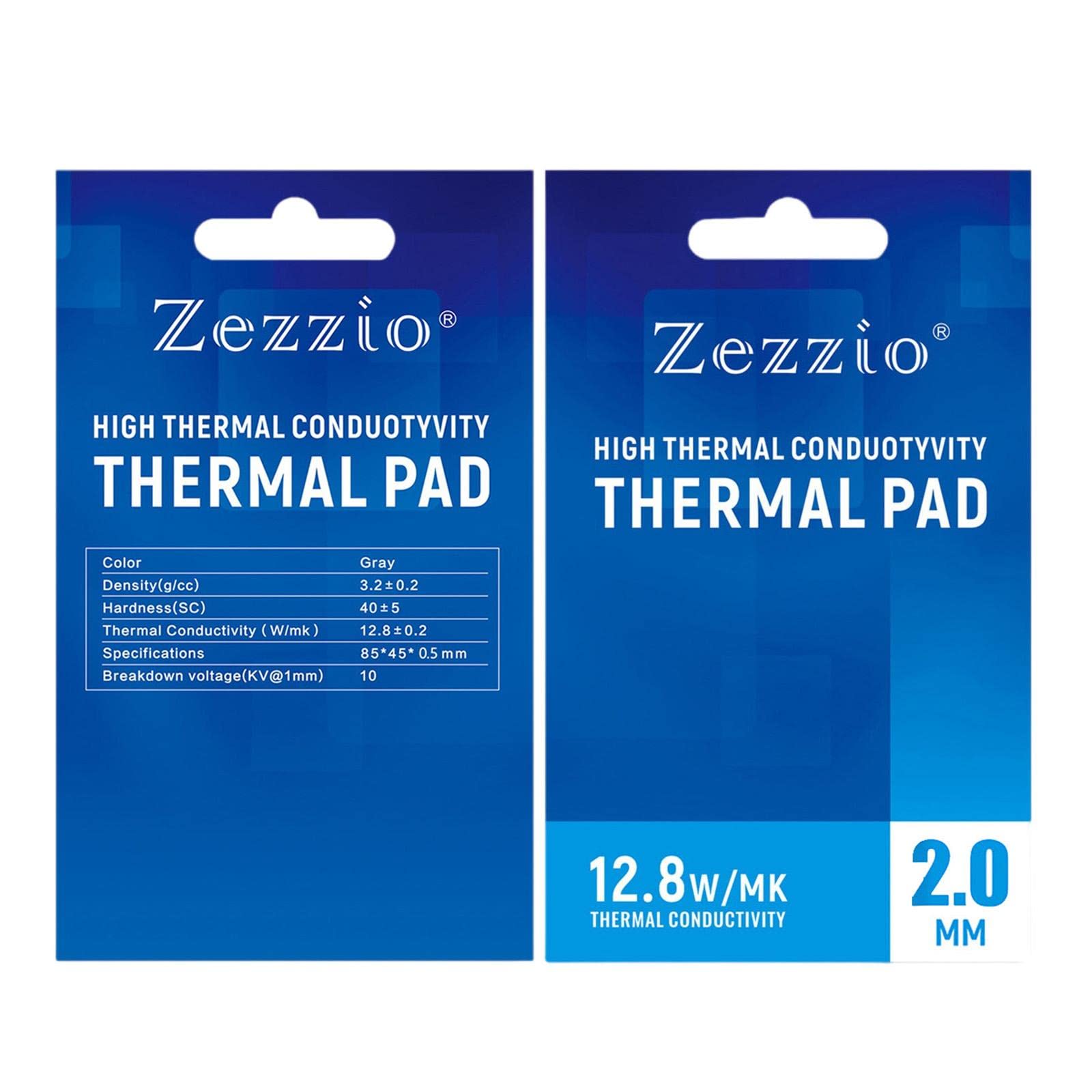 MAXBELL Silicone Thermal Pad 12.8 W/mK Heat Resistance Simple for PC Laptop Heatsink 2.0mm