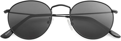 Miniatura 5 de Gafas de sol polarizadas de metal redondas pequeñas para hombres y mujeres, lentes espejadas, gafas de sol clásicas circulares