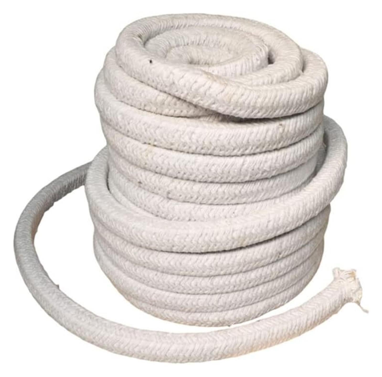 Guarnizione in corda di fibra ceramica for forno a caldaia | Dimensioni multiple for la sigillatura della porta del forno del forno della caldaia(Diameter: 40 Mm,1 M)