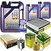 Produktbild QR-PARTS 69355374 Filter Set Inspektionspaket 7 Liter Motoröl Leichtlauf High Tech 5W-40 MANN-FILTER Innenraumfilter Kraftstofffilter Luftfilter Ölfilter