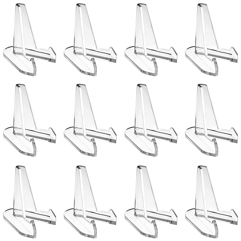 Buy 20 Pcs Acrylic Easel Stands,Clear Acrylic Display Easel,Stable Plates Stand,Place Card