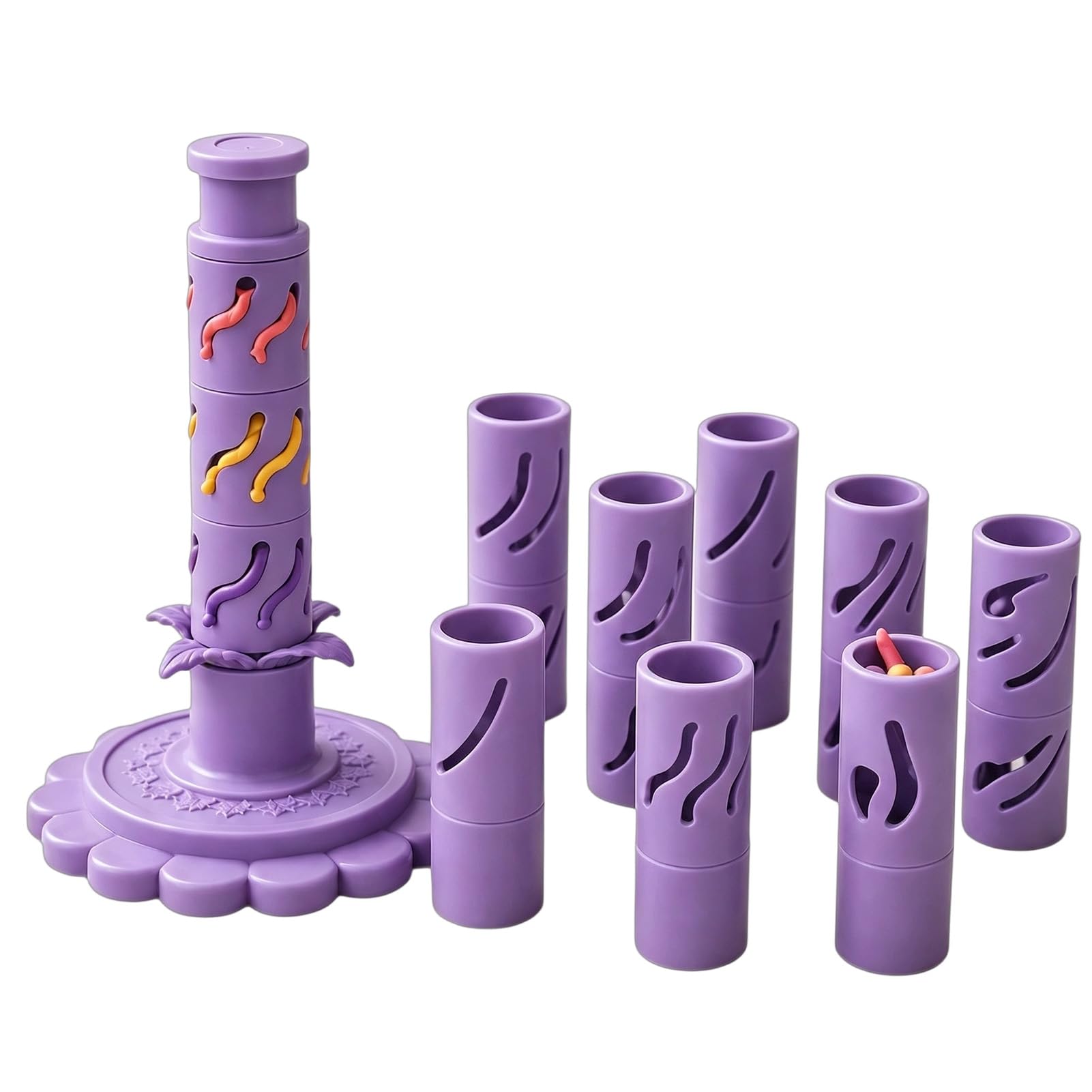 Modular Clay Flower Maker, 9 Shaping Sleeves for Polymer Clay Projects