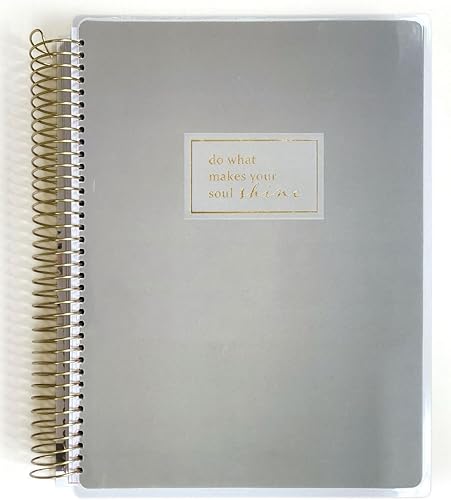 Paper House Productions Soul Shine Planificador de 12 meses sin fecha cubierta laminada