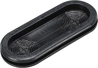 MECCANIXITY Rubber Grommet Mount Size 30 x 85mm Oval Double-Sided for Wire Protection, Pack of 6