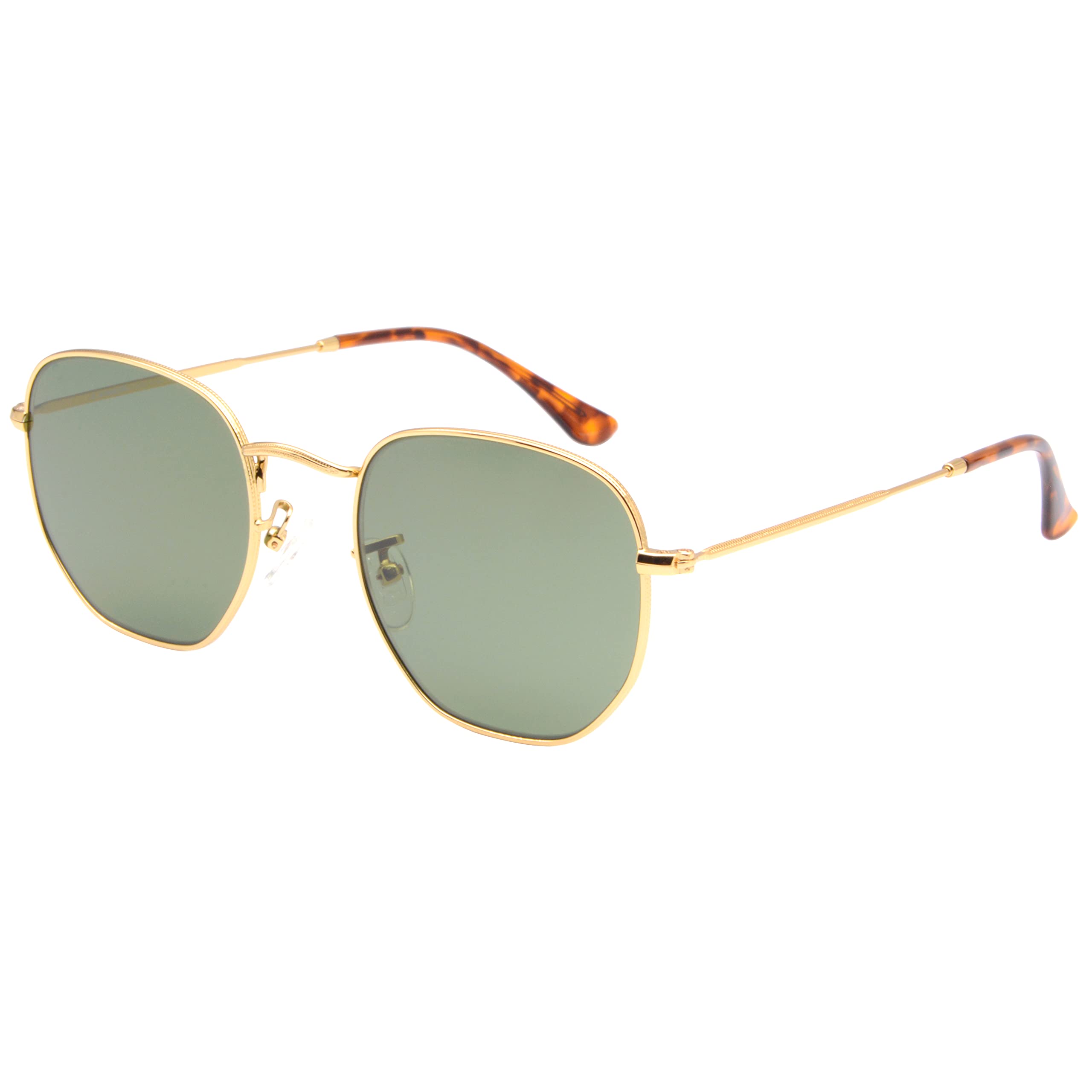 K Karezogsquare Sunglasses For Women Men Retro Hexagonal